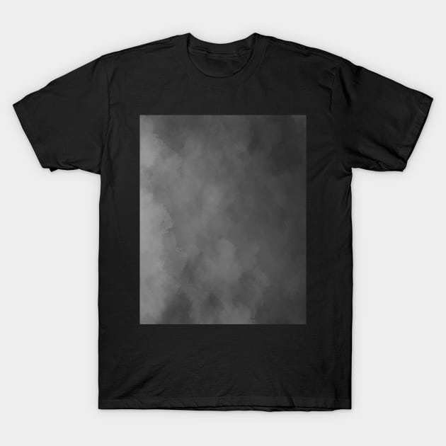 cloudy grey texture background T-Shirt by Spinkly